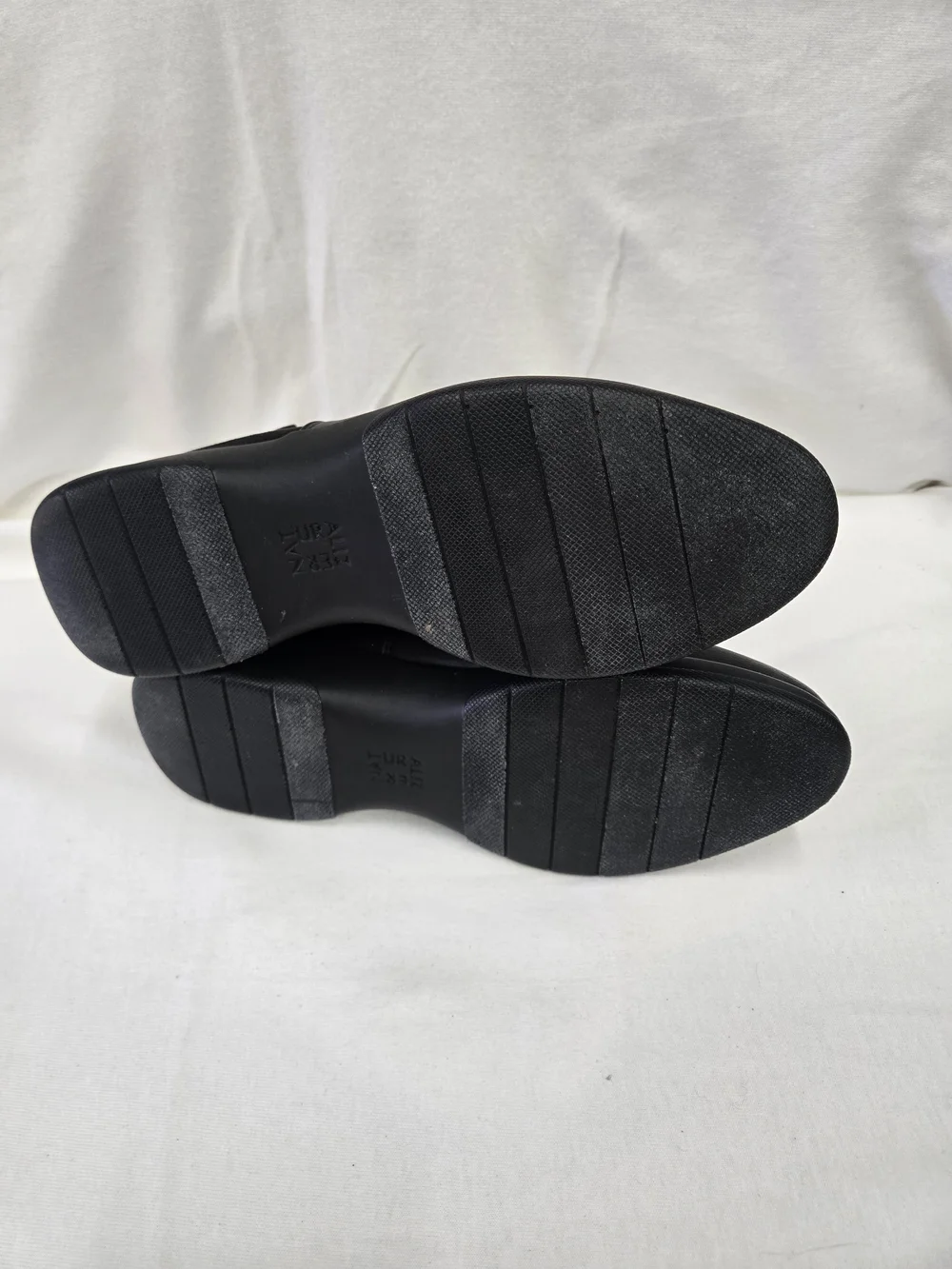 Naturalizer Black Leather & Suede Ankle Bootie